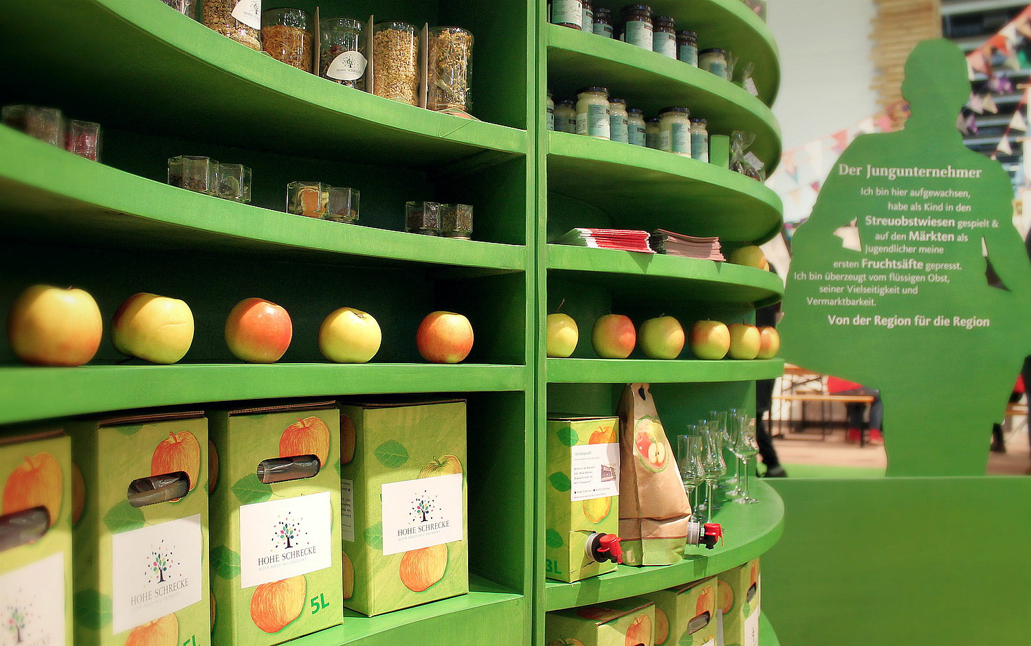 Grüne Woche Berlin 2017 – Messestand – Planung und Konstruktion Messestand für die Hohe Schrecke zur Internationalen Grünen Woche 2017 (© Papenfuss | Atelier)