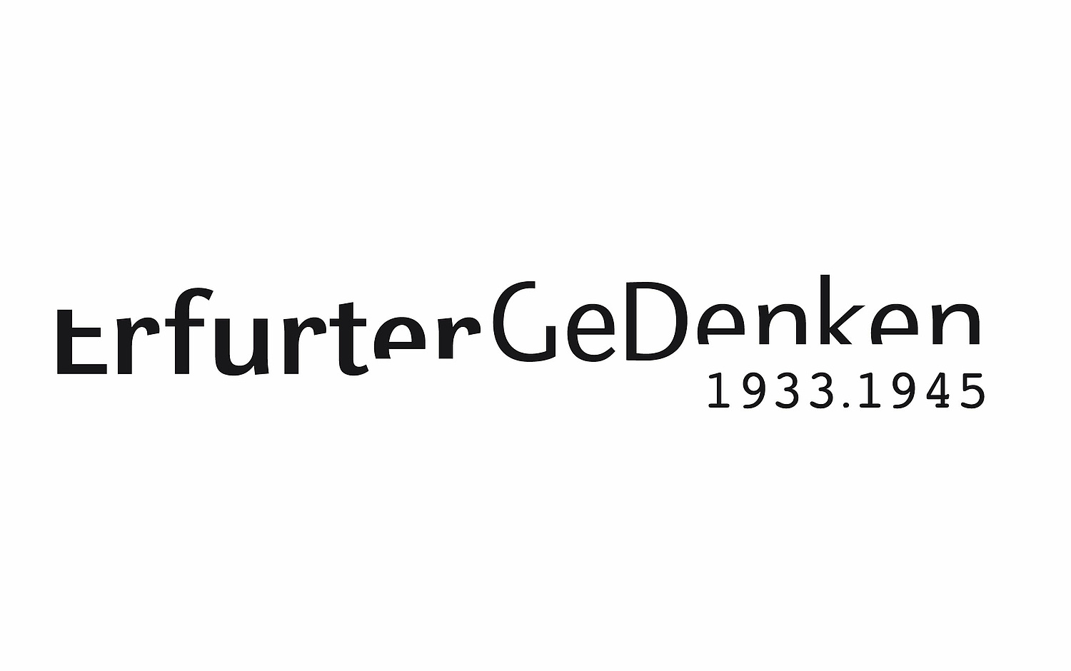 Das Foto zeigt das Logo zum Erfurter Gedenken. (für das Netzwerk Jüdisches Leben) (© Papenfuss | Atelier)