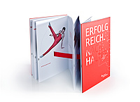 Das Bild zeigt die Jubiläums-Broschüre (für Sparkasse Mittelthüringen, 2013). 