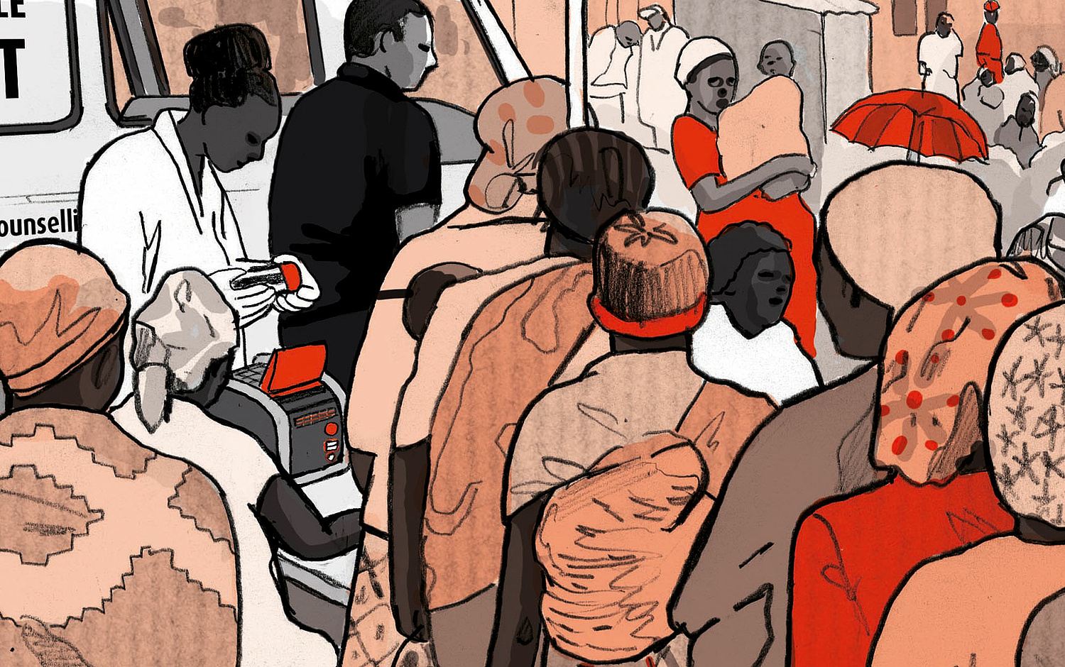 Illustration Pima Analyser Das Bild zeigt eine Illustration (für Alere, 2009). (© Papenfuss | Atelier)