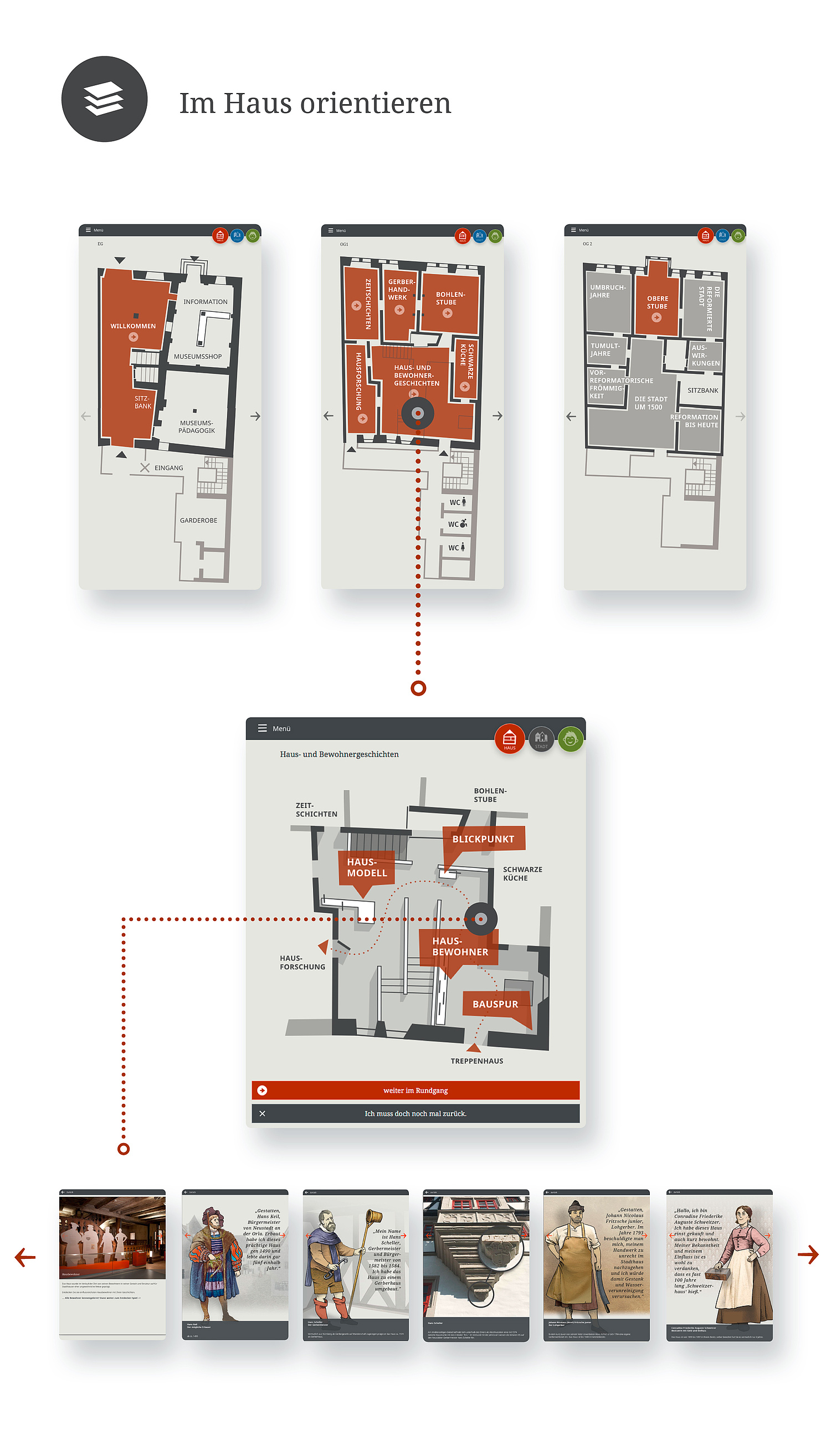 Raumübersichten für das gesamte Haus (© Papenfuss | Atelier)