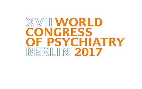 Das Bild zeigt den Signet-Entwurf für den WPA-Kongress 2017 in Berlin (für die Deutsche Gesellschaft für Psychiatrie und Psychotherapie, Psychosomatik und Nervenheilkunde (DGPPN), 2014)
