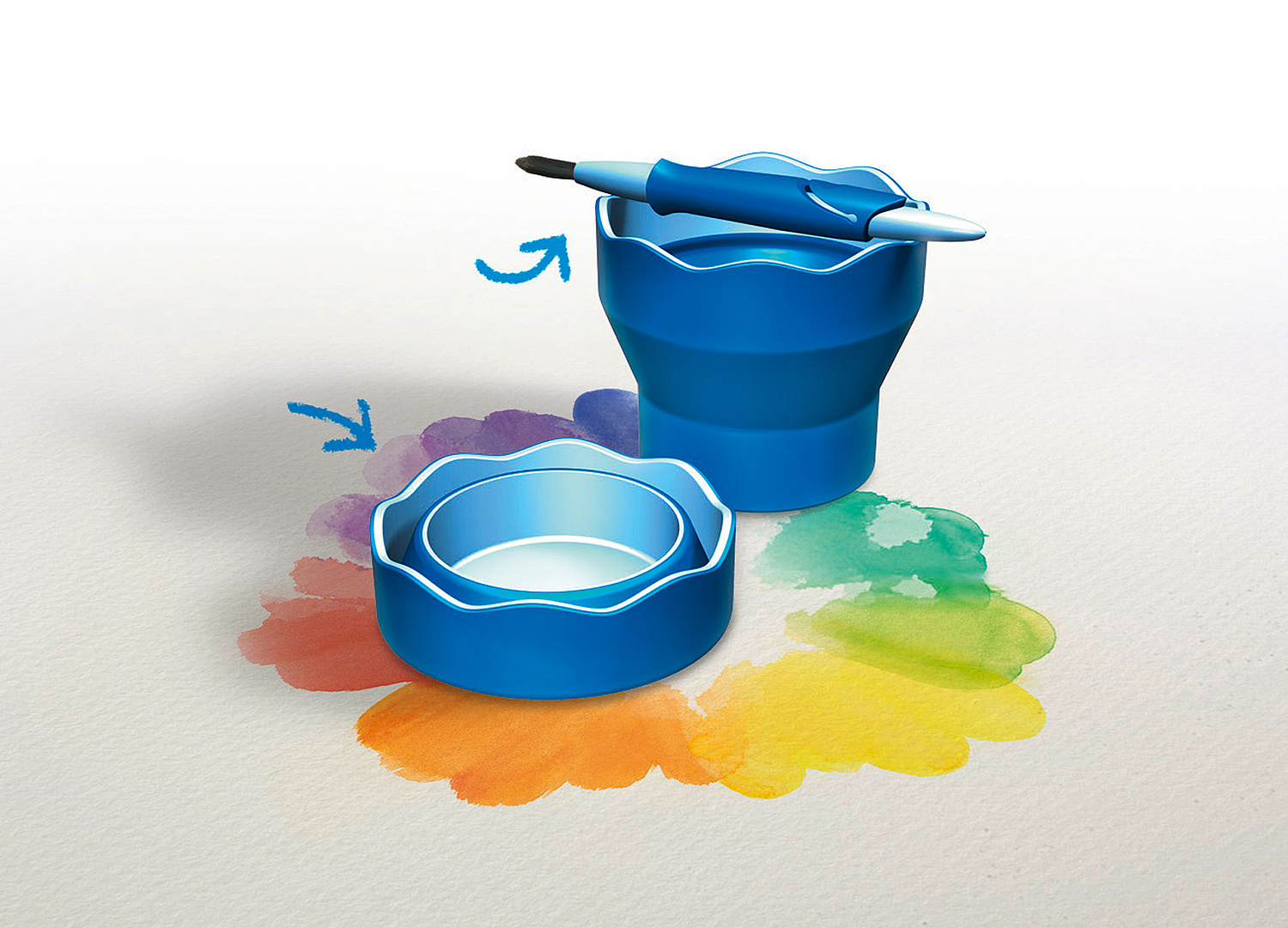 Clic & Go Wasserbecher Das Bild zeigt den Clic & Go Wasserbecher (für Faber-Castell, 2011). (© Papenfuss | Atelier)