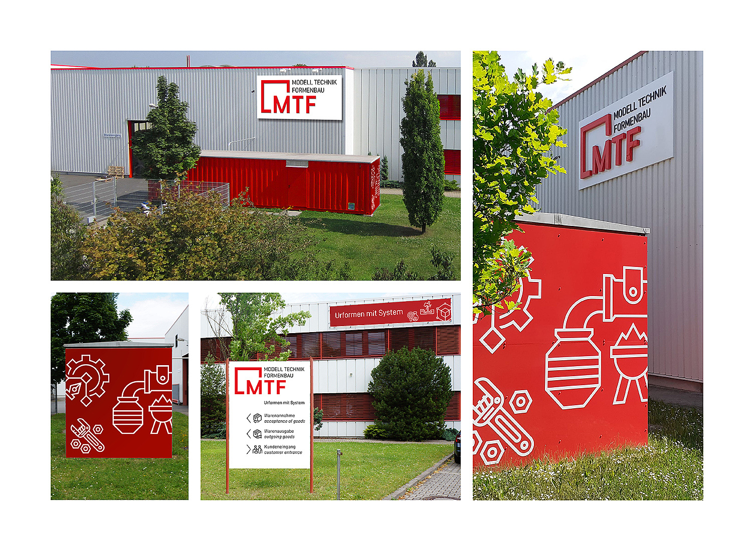Beschilderung Modell Technik Formenbau Beschilderung (© Papenfuss | Atelier)