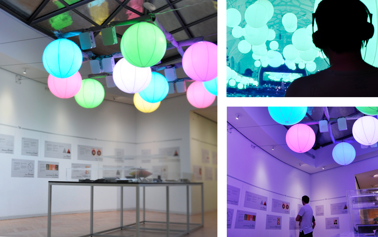 Klassik Stiftung Weimar – Farbenlehre Goethe – Ausstellungsdesign – Installationen Ansicht Experimente der Ausstellung (© Papenfuss | Atelier)