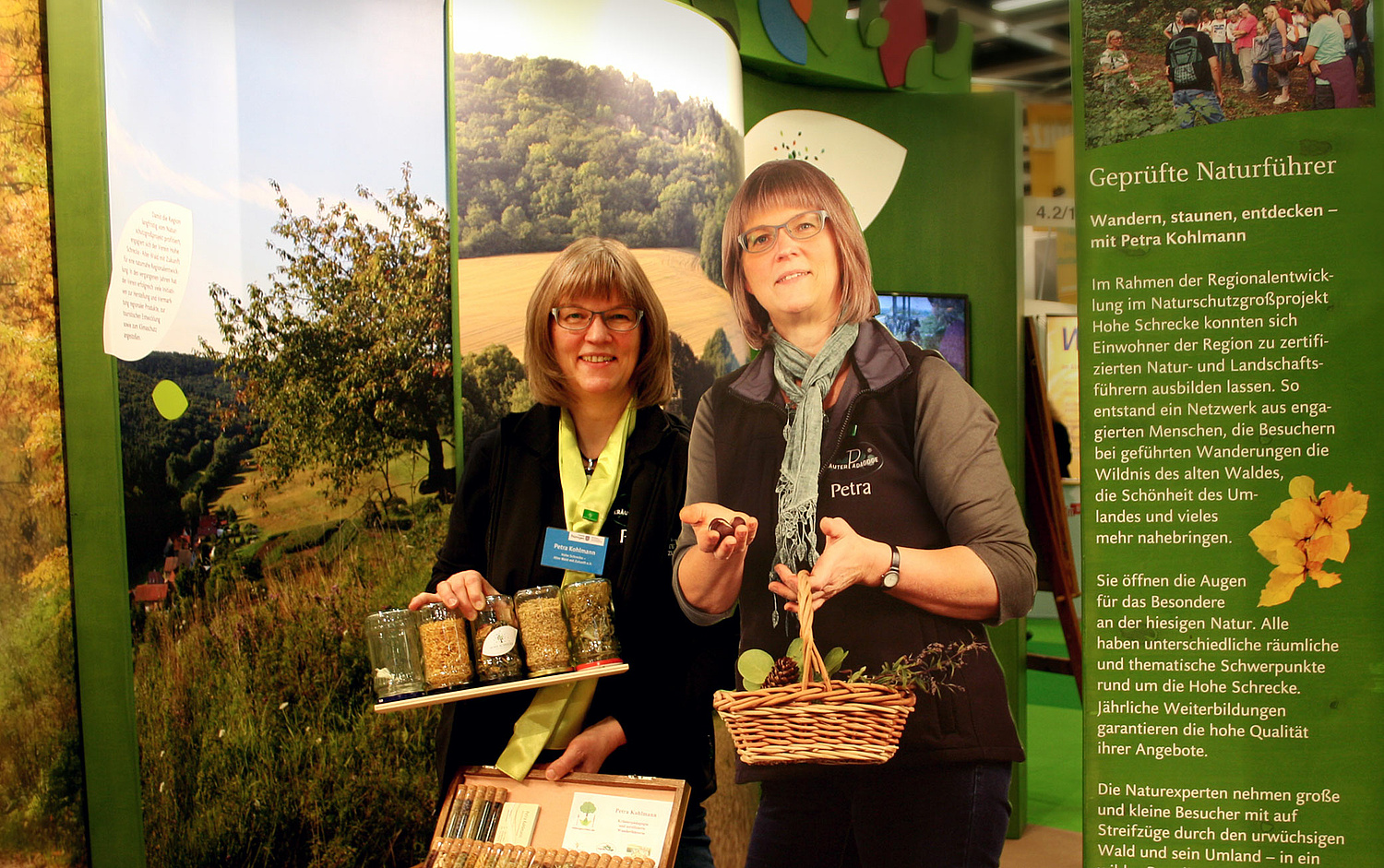 Grüne Woche Berlin 2017 – Naturstiftung DAVID – Messestand Fotografie Messestand für die Hohe Schrecke zur Internationalen Grünen Woche 2017 (© Papenfuss | Atelier)