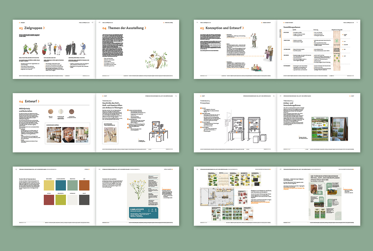 Konzeptmappen in verschiedenen Stadien der Ausführungsplanung (© Papenfuss | Atelier)